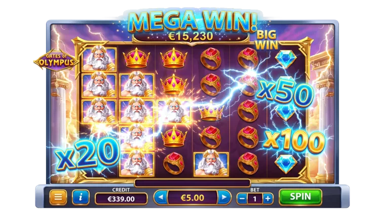 Gates of Olympus mega win slot